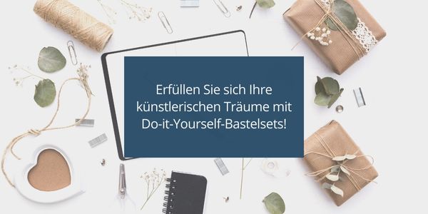 Basteln Sie mit Do-it-Yourself-Bastelsets